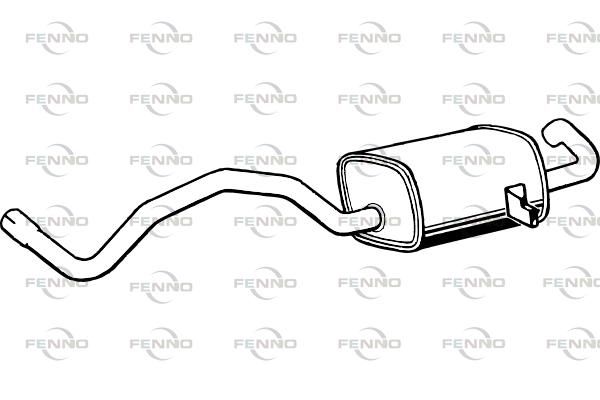 Tłumik końcowy FENNO P49019