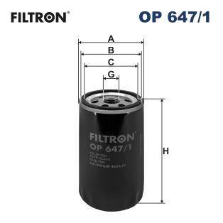 Olejový filtr FILTRON OP 647/1
