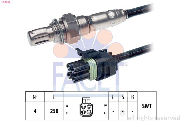 Sonda lambda FACET 10.7269