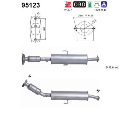 Katalizator AS 174100D390