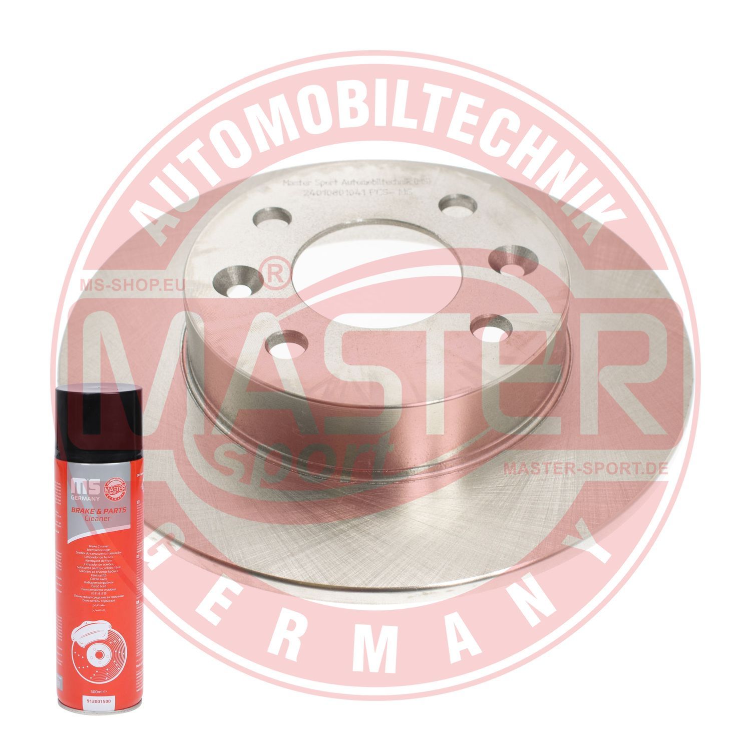 Tarcza hamulcowa MASTER-SPORT GERMANY 24010801041-PCS-MSP