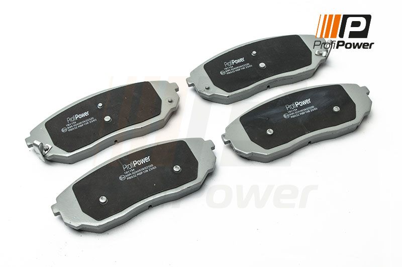 Levně Sada brzdových destiček, kotoučová brzda ProfiPower 1B1154