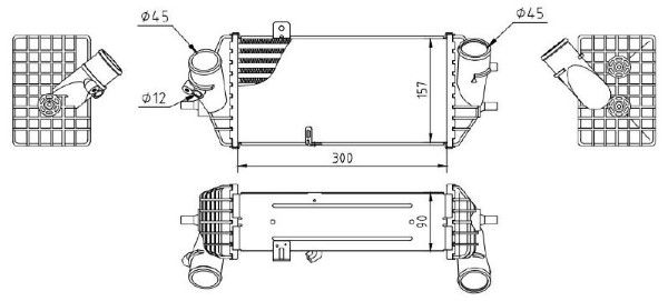 Intercooler, compresor MTR 13054881