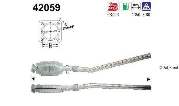 Katalizator AS 443131702BX