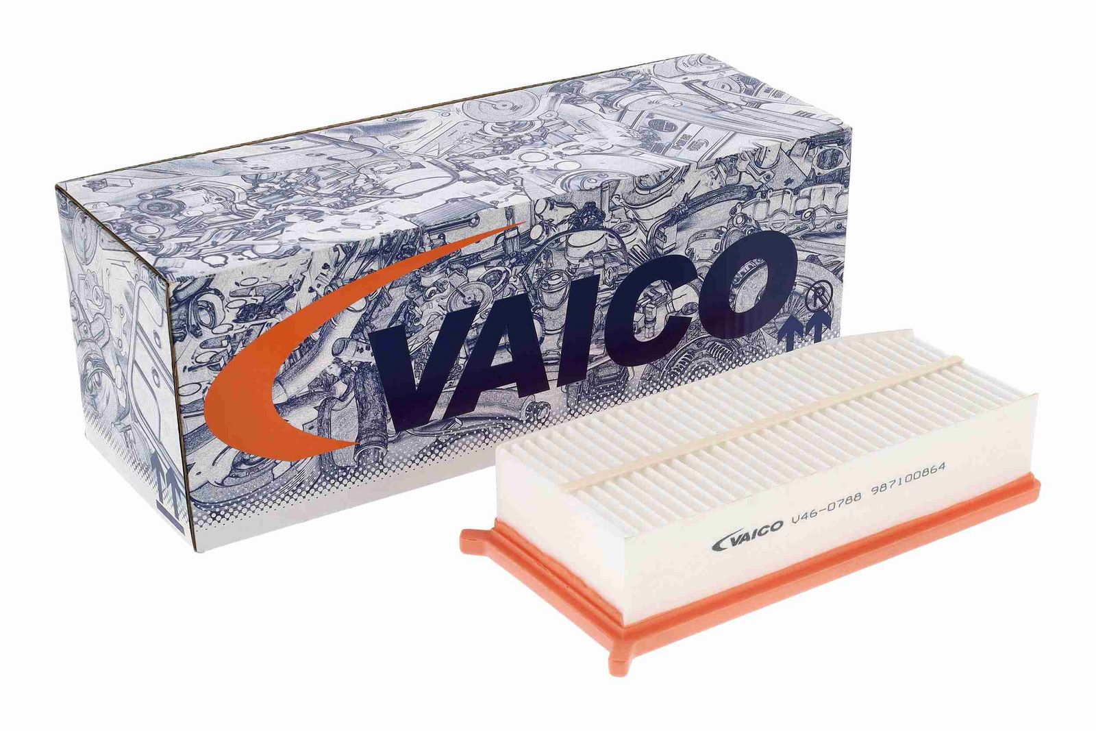Levně Vzduchový filtr VAICO V46-0788