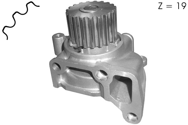 Pompe à eau, refroidissement du moteur