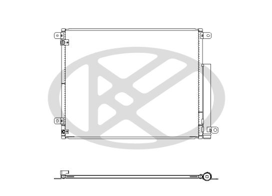 Condensator, climatizare KOYORAD CD081208