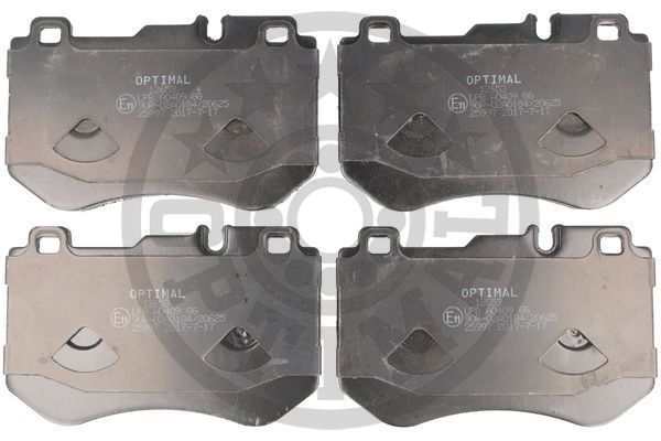 Zestaw klocków hamulcowych, hamulce tarczowe OPTIMAL BP-12653