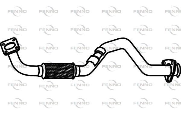 Rura wydechowa FENNO 1J0253091CC
