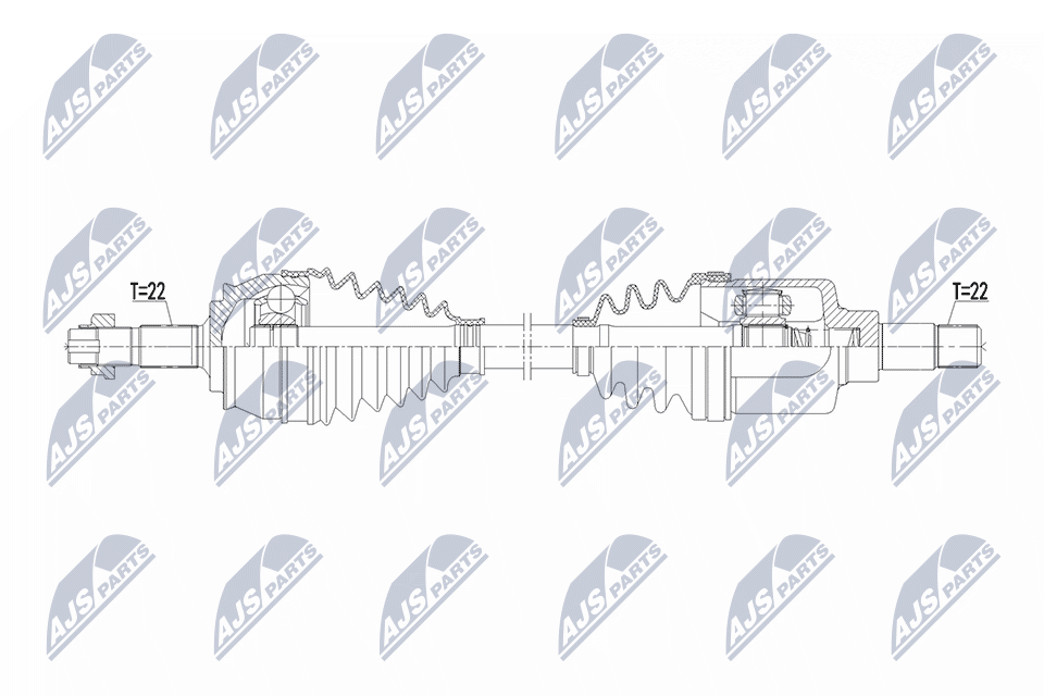 Wał napędowy NTY NPW-CT-158