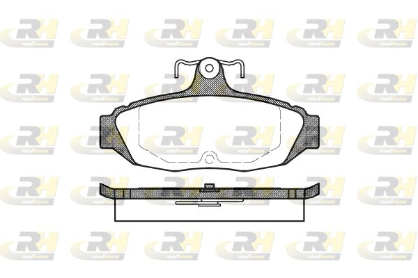 Zestaw klocków hamulcowych, hamulce tarczowe ROADHOUSE 2528.00