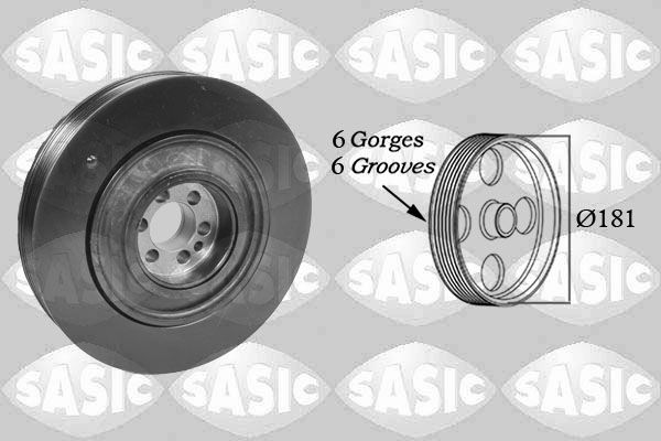 Fulie curea, arbore cotit SASIC 2156039