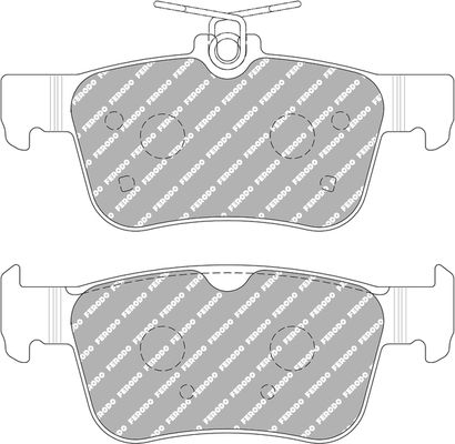 set placute frana,frana disc FERODO FCP5086W
