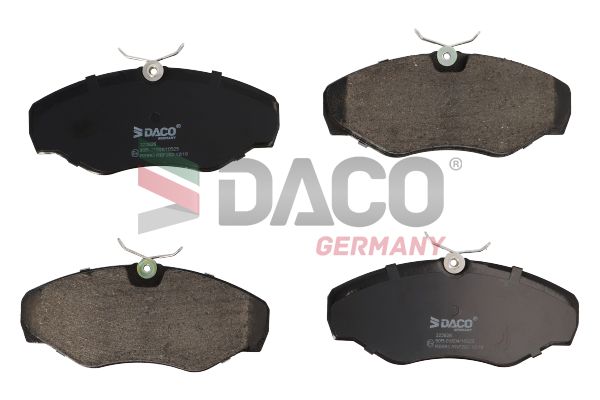 Zestaw klocków hamulcowych, hamulce tarczowe DACO GERMANY 323626
