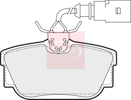 Apec - Rear Brake Pad Set
