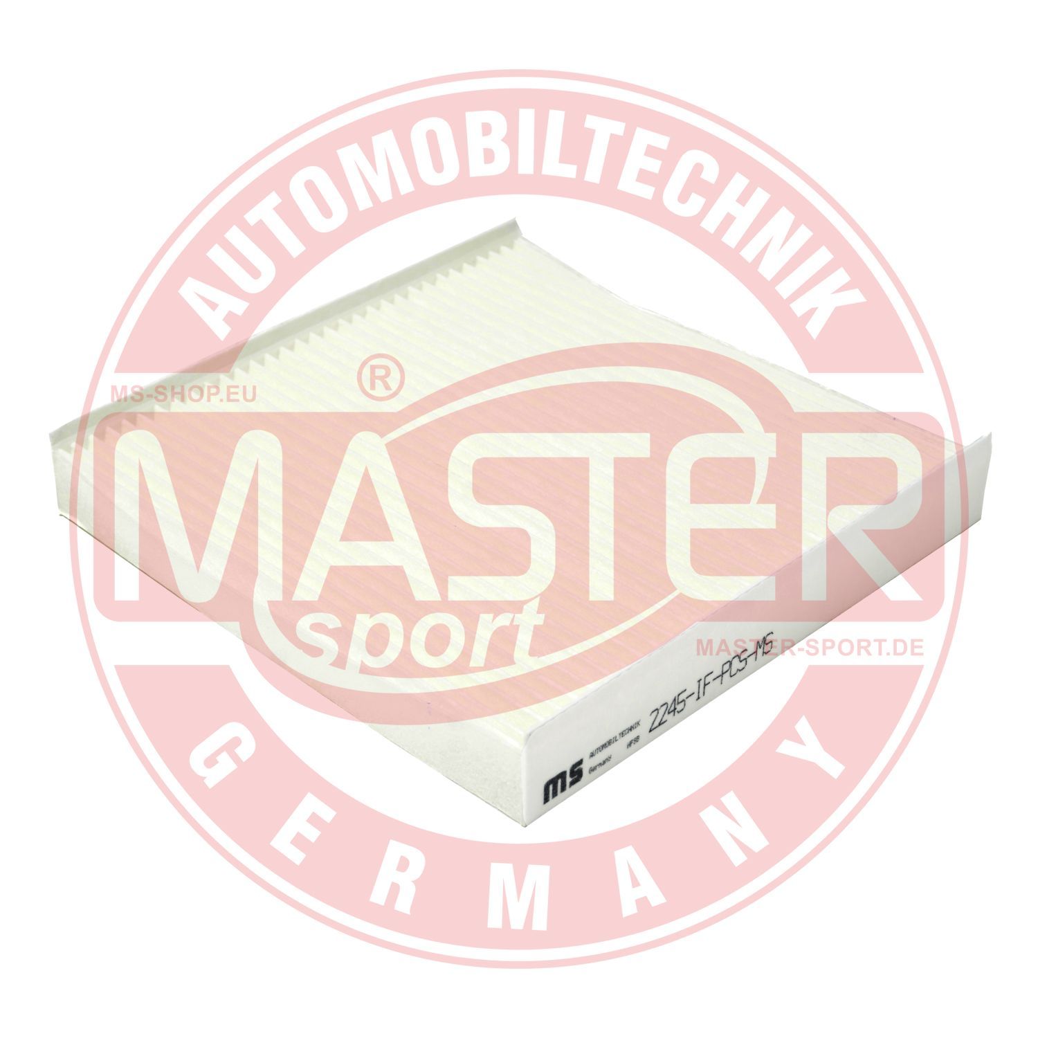 Filtr, wentylacja przestrzeni pasażerskiej MASTER-SPORT GERMANY 2245-IF-PCS-MS