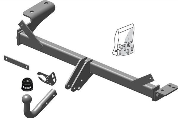 Zestaw zaczepu przyczepy BRINK 547600