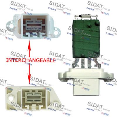 Rezistor, ventilator habitaclu SIDAT 10.9060