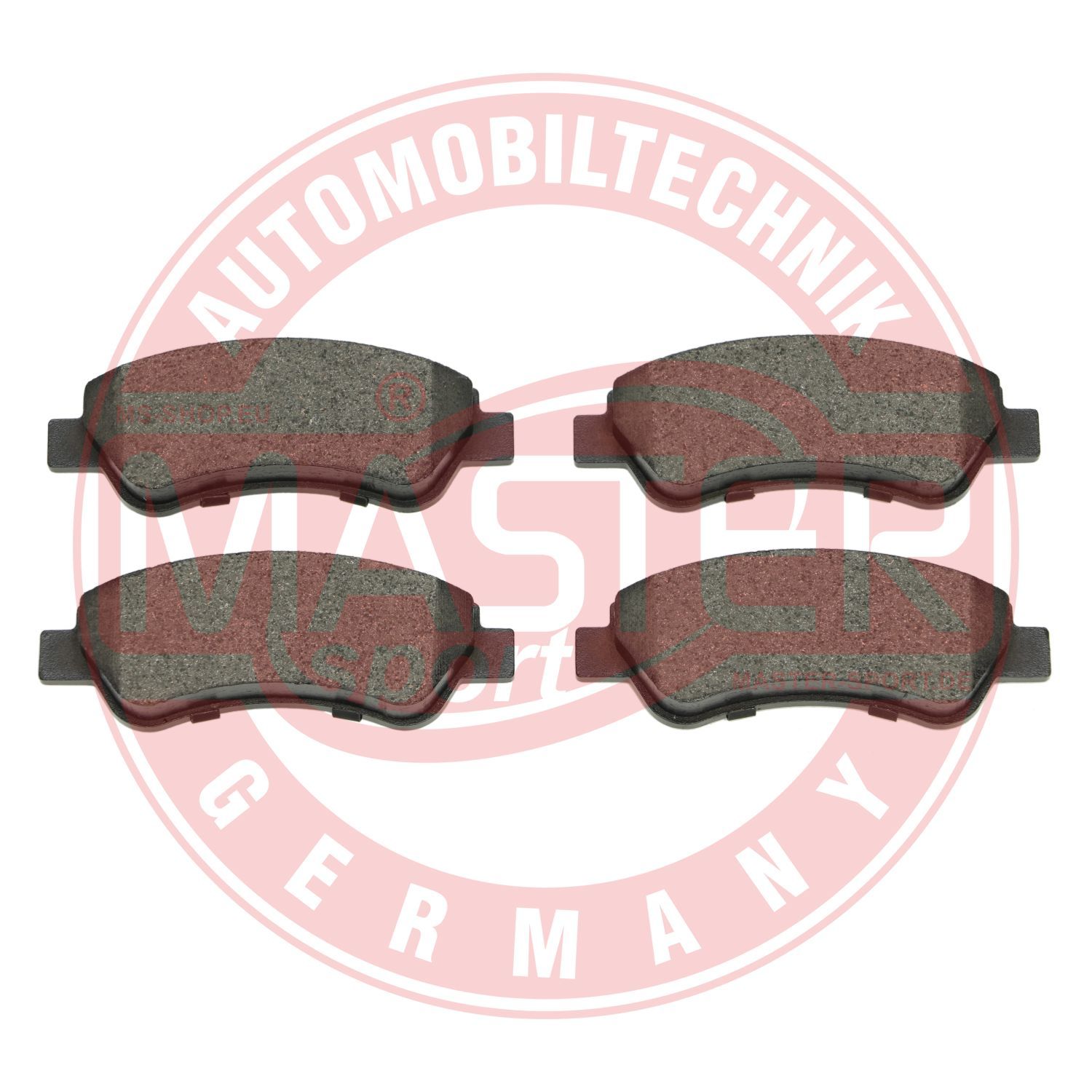 Zestaw klocków hamulcowych, hamulce tarczowe MASTER-SPORT GERMANY 13046039942T-SET-MS