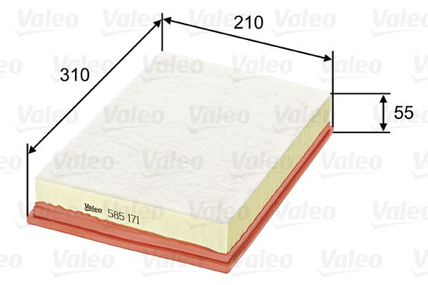 Vzduchový filtr VALEO 585171