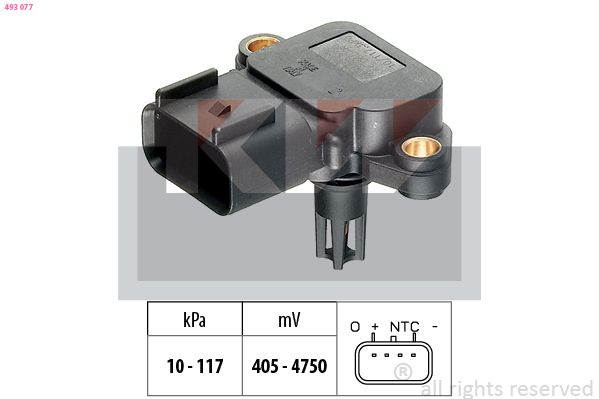 E-shop Senzor tlaku vzduchu, nastavenie výšky KW 493 077
