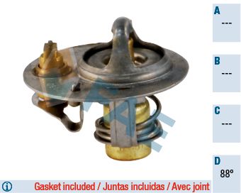 Termostat, środek chłodzący FAE 5324188