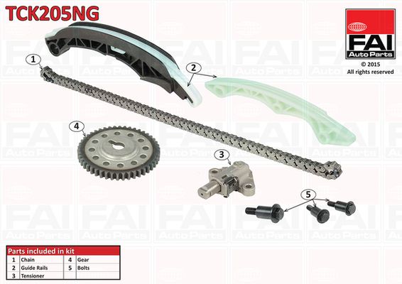 Distributiekettingset FAI AutoParts TCK205NG