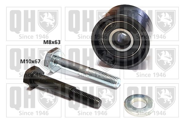 rolka kierunkowa / prowadząca, pasek rozrządu QUINTON HAZELL QTT1076