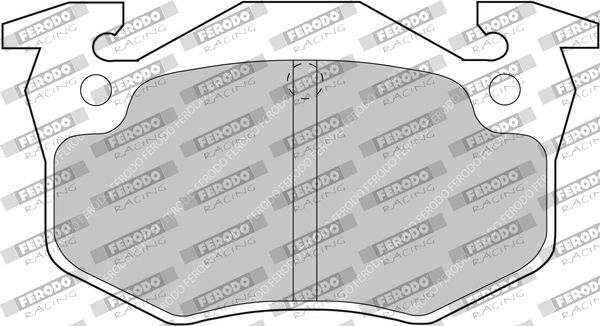 Zestaw klocków hamulcowych, hamulce tarczowe FERODO RACING FCP558H