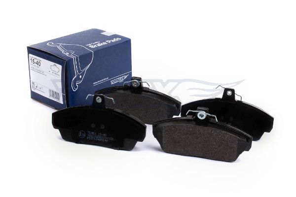Levně Sada brzdových destiček, kotoučová brzda TOMEX Brakes 15-40