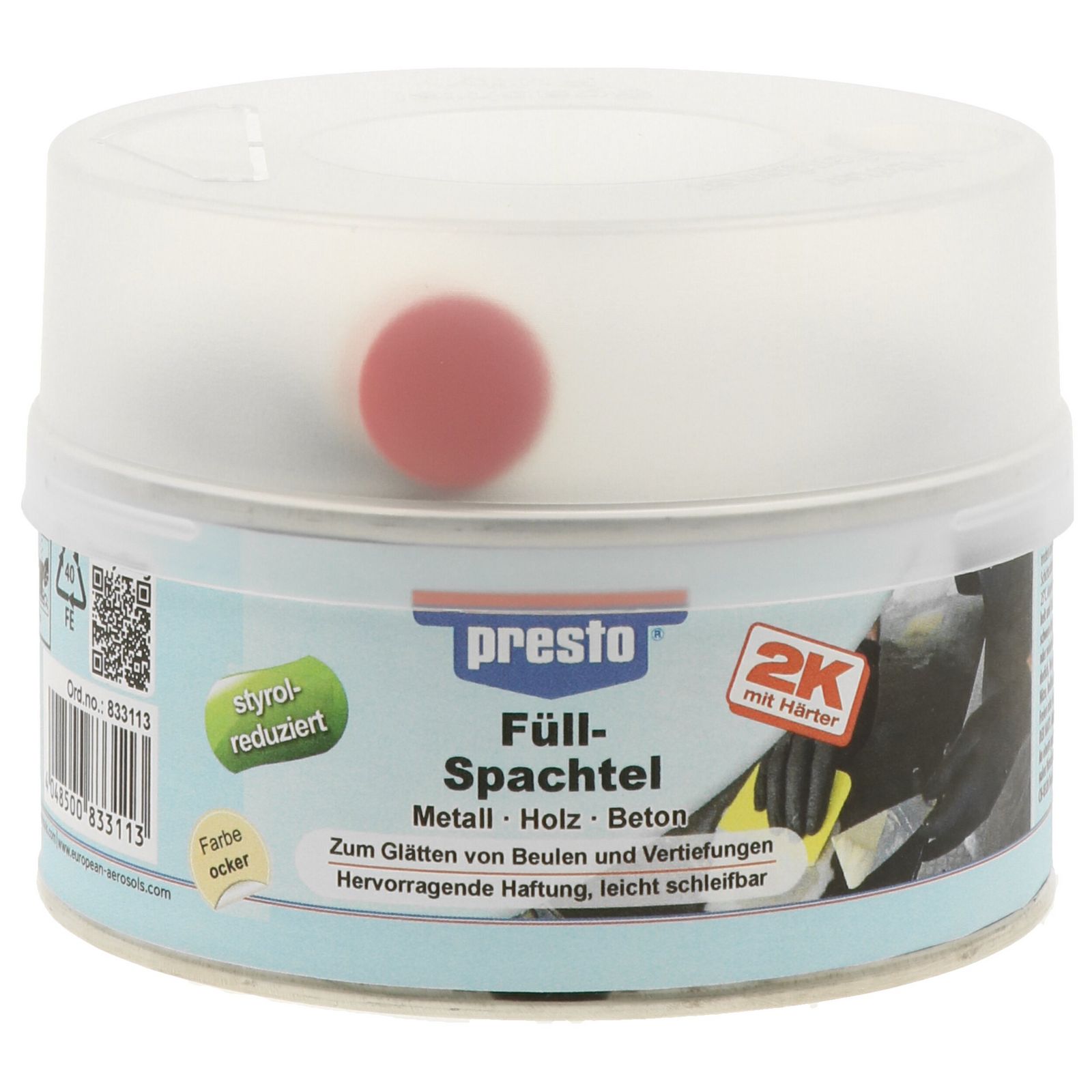 chit universal PRESTO Filling compound styrene-reduced 500 g 833113