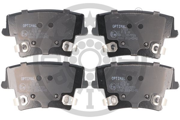 Zestaw klocków hamulcowych, hamulce tarczowe OPTIMAL BP-12569