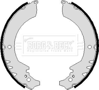 Zestaw szczęk hamulcowych BORG & BECK BBS6109