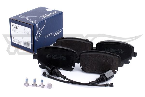 Levně Sada brzdových destiček, kotoučová brzda TOMEX Brakes 13-96