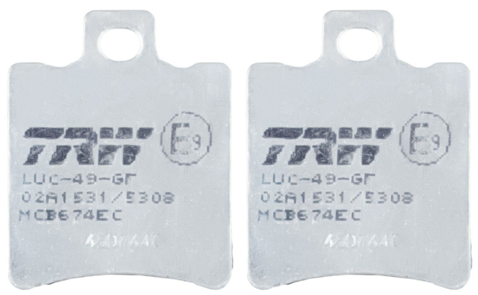 set placute frana,frana disc TRW Organic Eco MCB674EC