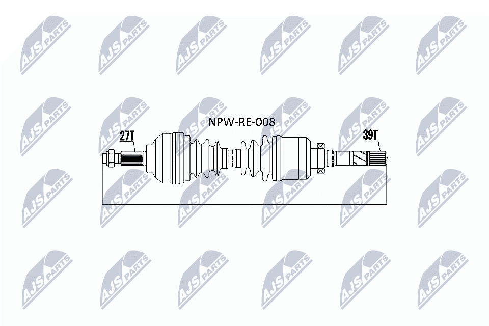 Wał napędowy NTY NPW-RE-008