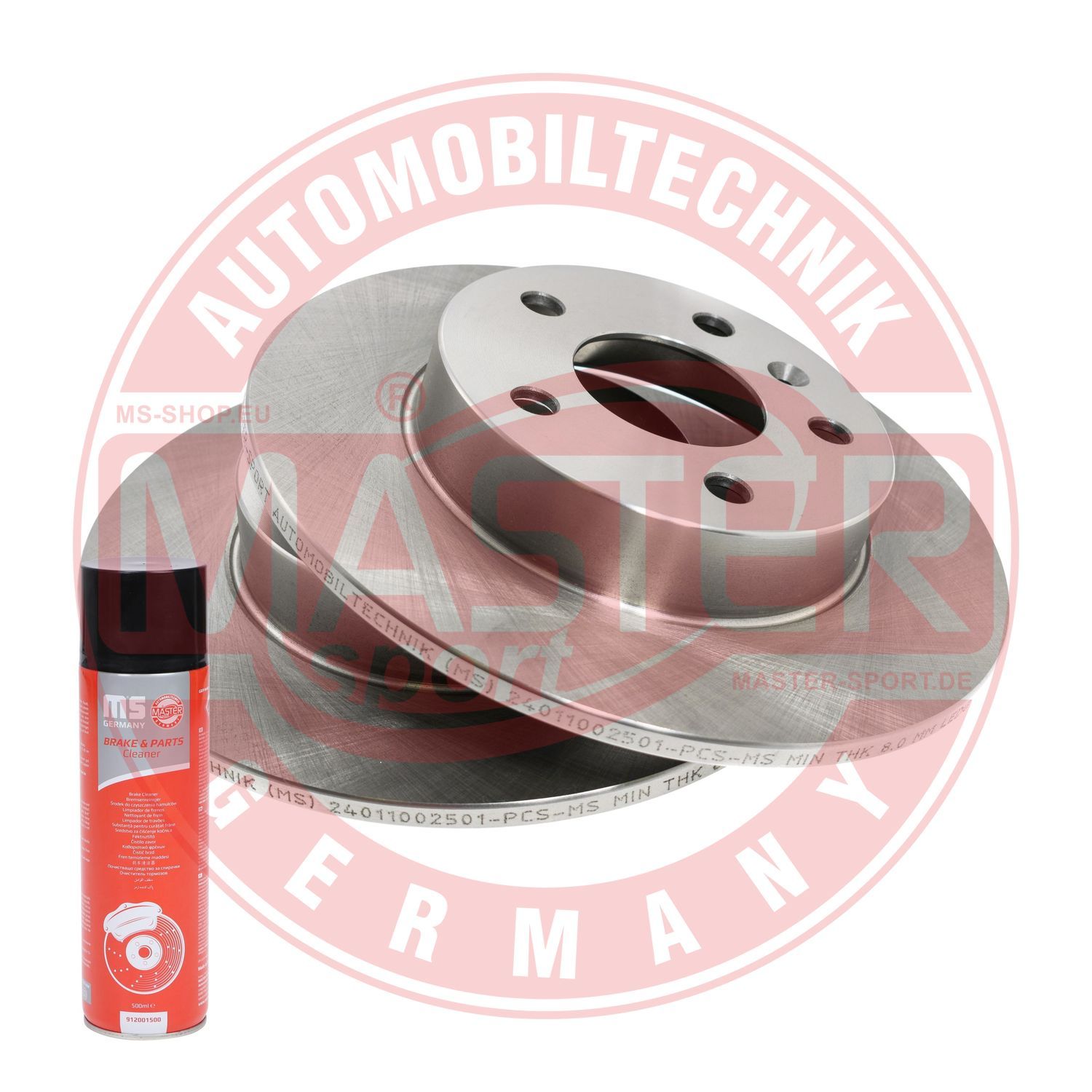 Tarcza hamulcowa MASTER-SPORT GERMANY 24011002501-SET-MSP