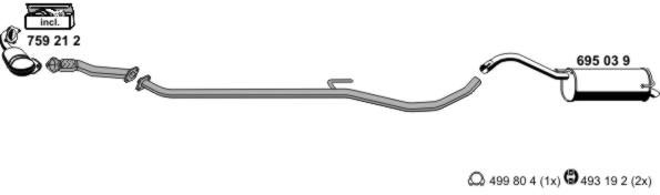 Układ wydechowy ERNST 170107