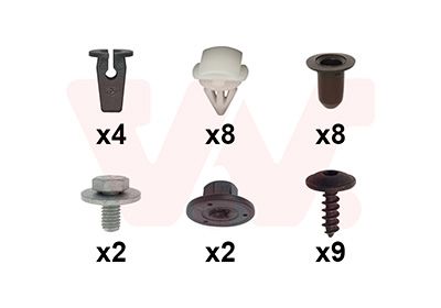 Set montaj, aripa laterala VAN WEZEL 5710796