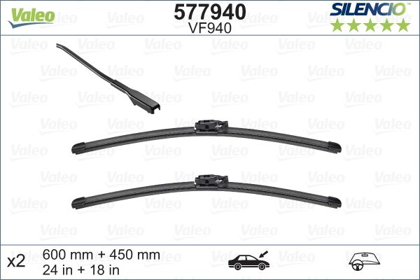 Pióro wycieraczki VALEO 577940