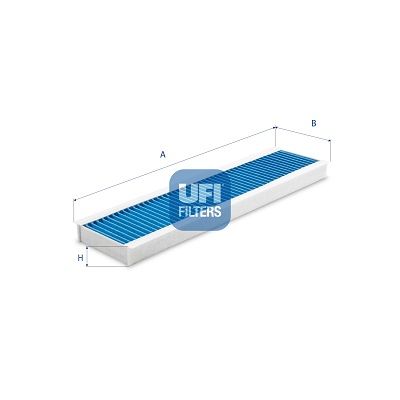 Filtr, wentylacja przestrzeni pasażerskiej UFI 34.137.00
