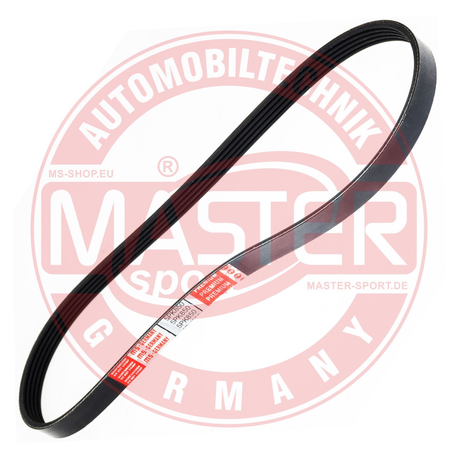 Pasek klinowy wielorowkowy MASTER-SPORT GERMANY 5PK850-PCS-MS