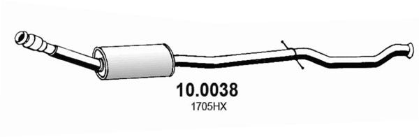 Katalizator ASSO 10.0038