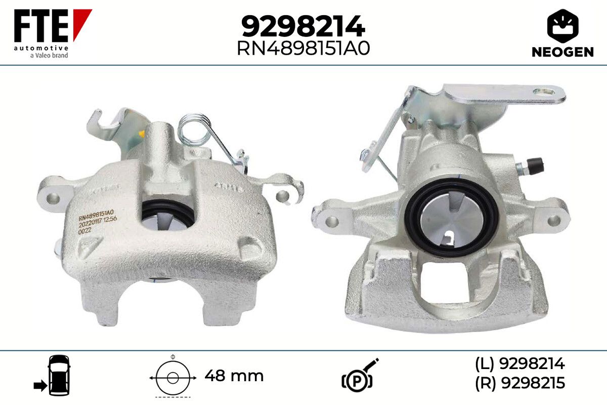 Etrier frana FTE NEOGEN 9298214