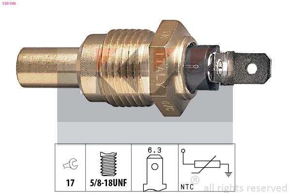 Czujnik, temperatura płynu chłodzącego KW 530 046
