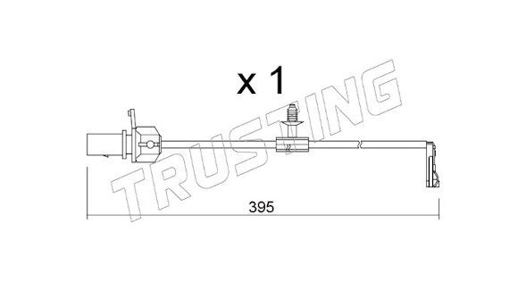 Hoiatuskontakt, piduriklotsi kulumine
