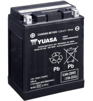 startovací baterie YUASA YTX14AH-BS