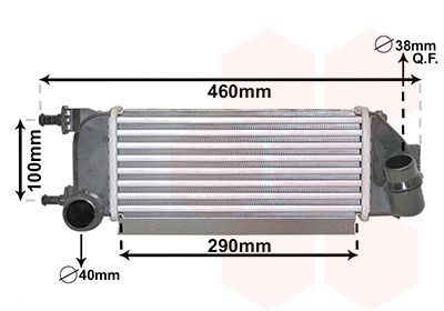 Refroidisseur d'air de suralimentation