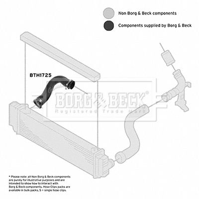 Przewód powietrza doładowującego BORG & BECK BTH1725