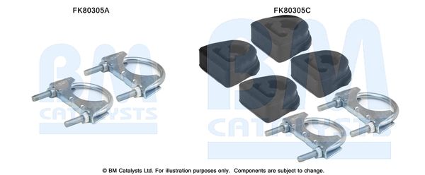 Zestaw montażowy, katalizator BM CATALYSTS FK80305